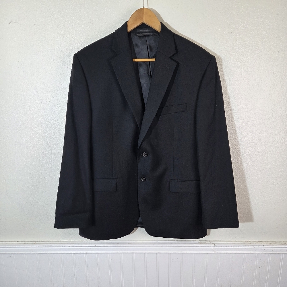 Lauren Ralph Lauren Black Wool Blazer Jacket Women’s Size 40S Classic Career